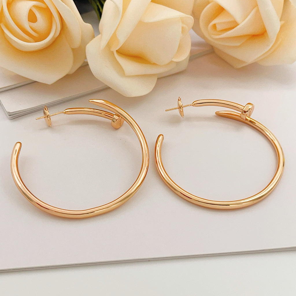 [Noble Aura jewelry]JUSTE NO DIAMOND LARGE EARRINGS