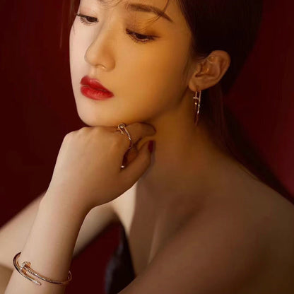 [Noble Aura jewelry]JUSTE NO DIAMOND LARGE EARRINGS