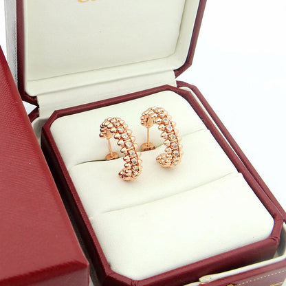 [Noble Aura jewelry]CLASH FULL DIAMOND MEDIUM EARRINGS