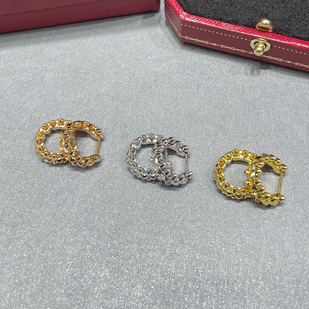 [Noble Aura jewelry]CLASH MINI HOOP EARRINGS