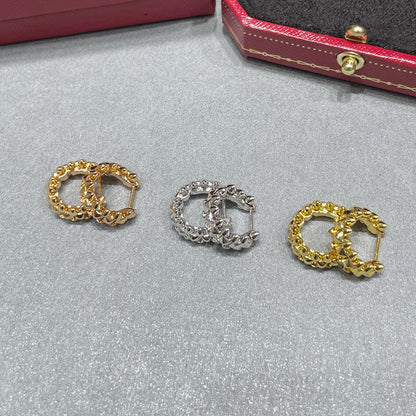[Noble Aura jewelry]CLASH MINI HOOP EARRINGS