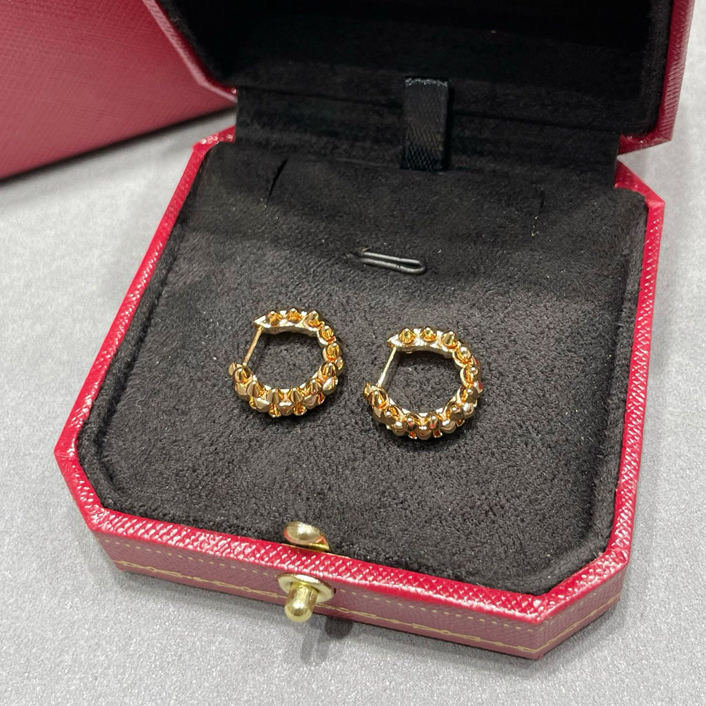 [Noble Aura jewelry]CLASH MINI HOOP EARRINGS