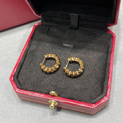 [Noble Aura jewelry]CLASH MINI HOOP EARRINGS