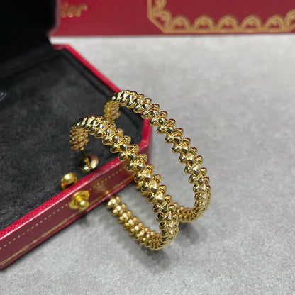 [Noble Aura jewelry]CLASH HOOP LARGE EARRINGS
