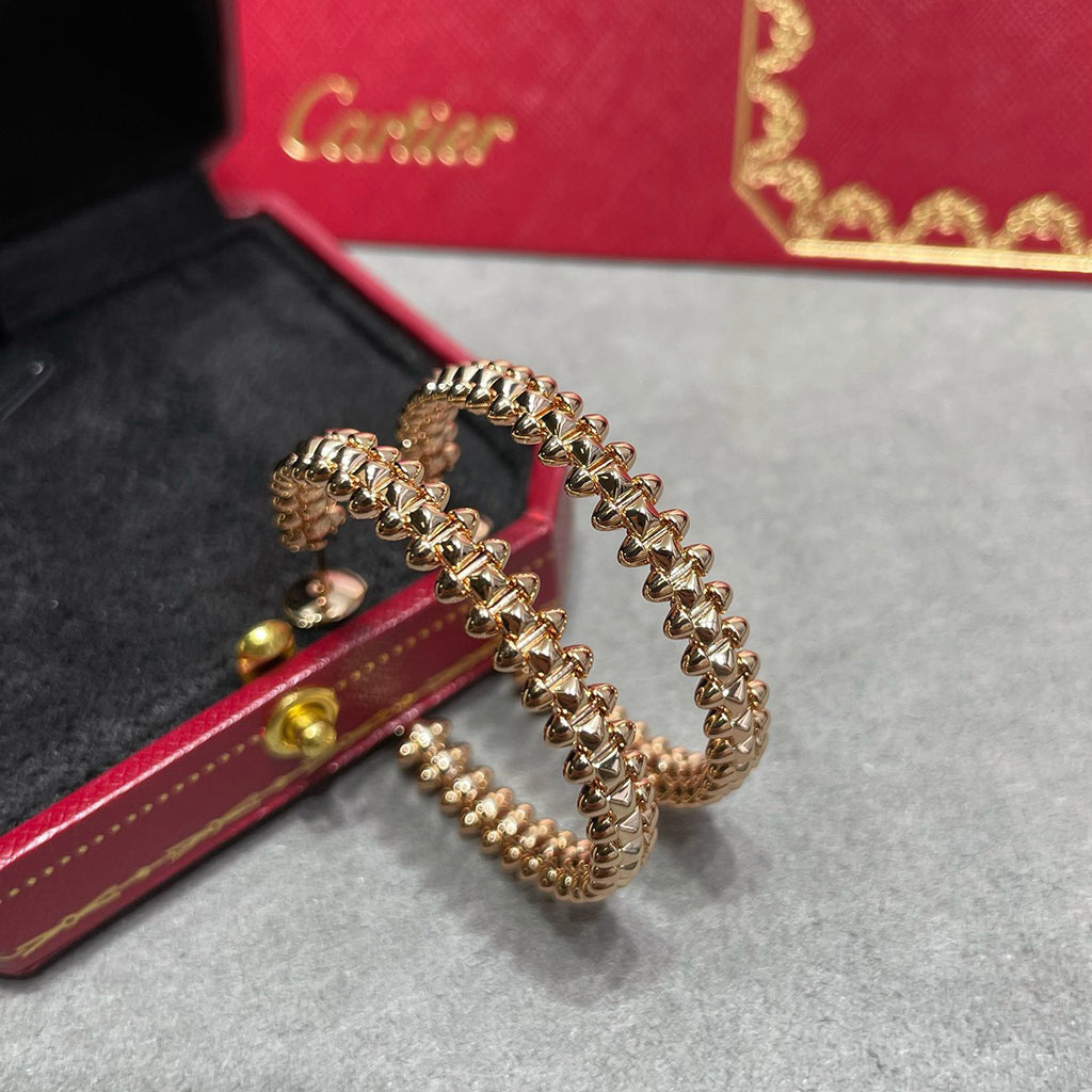 [Noble Aura jewelry]CLASH HOOP LARGE EARRINGS