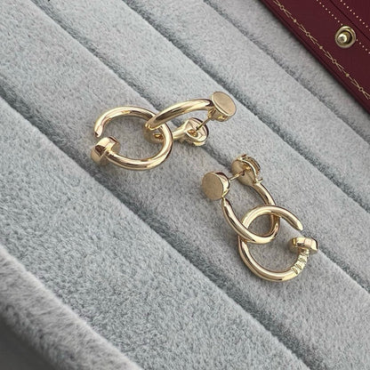 [Noble Aura jewelry]JUSTE NO DIAMOND DOUBLE EARRINGS