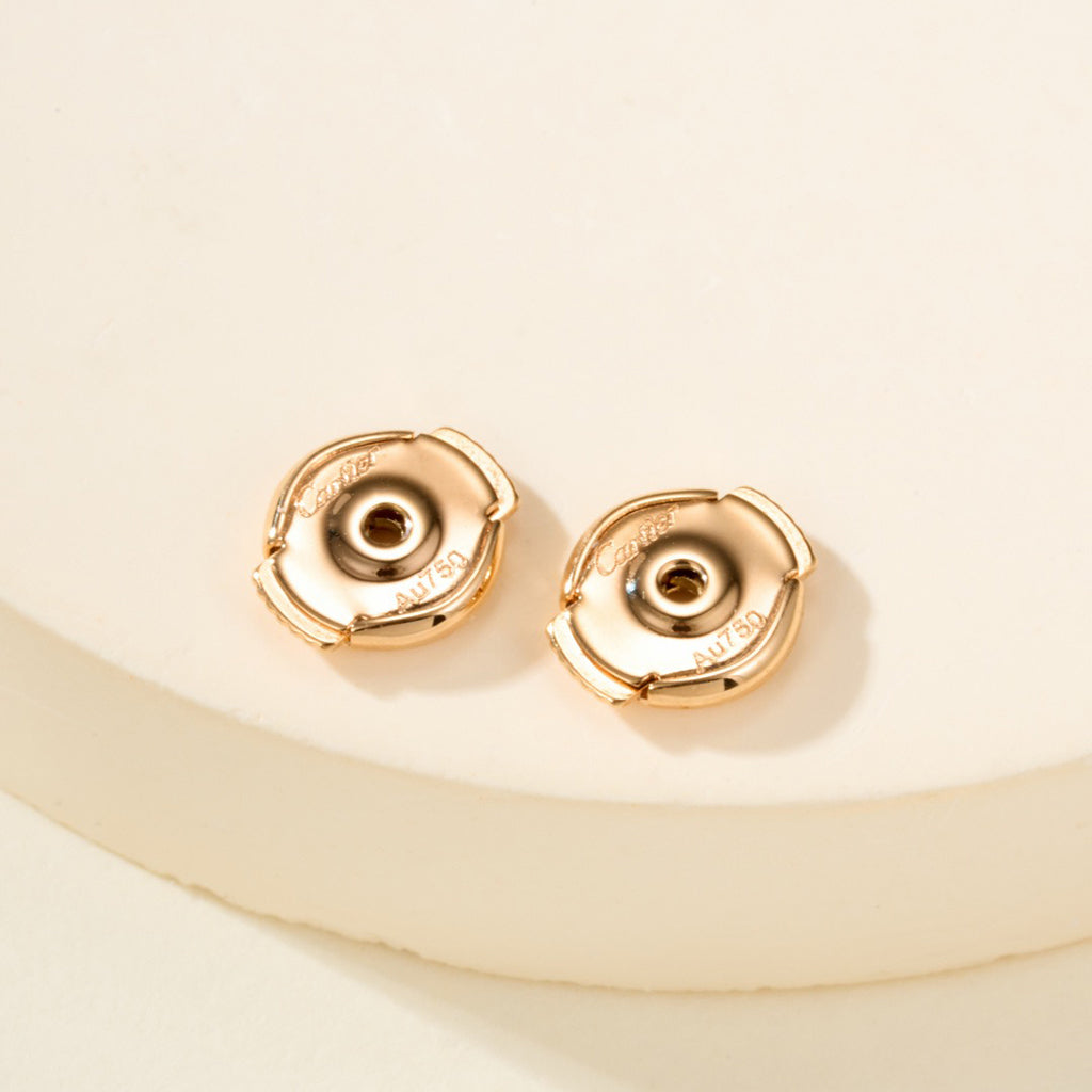 [Noble Aura jewelry]JUSTE HALF DIAMOND DOUBLE EARRINGS