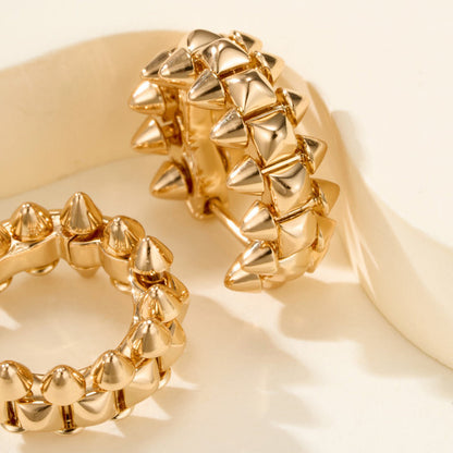 [Noble Aura jewelry]CLASH MINI HOOP EARRINGS