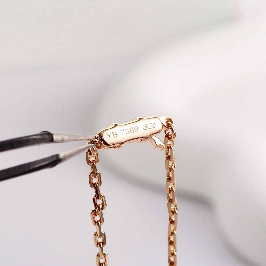 [Noble Aura jewelry]LOVE NECKLACE 16MM  FULL DIAMOND