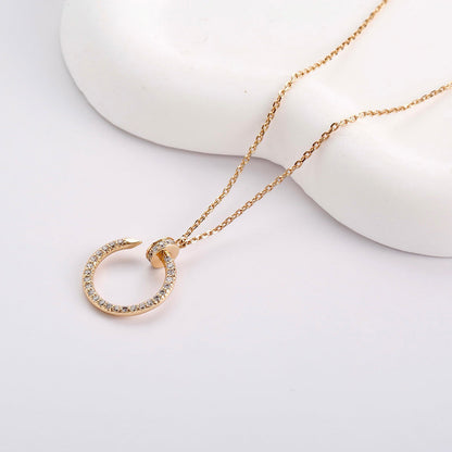 [Noble Aura jewelry]JUSTE NECKLACE FULL DIAMOND