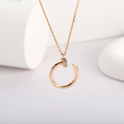 [Noble Aura jewelry]JUSTE NECKLACE FULL DIAMOND
