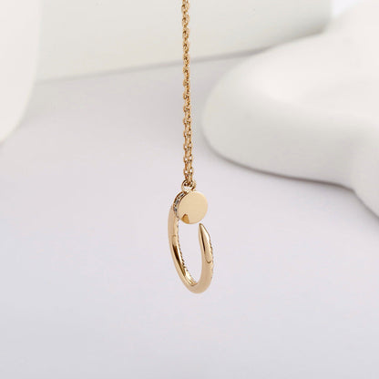 [Noble Aura jewelry]JUSTE NECKLACE FULL DIAMOND