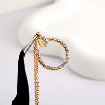 [Noble Aura jewelry]JUSTE NECKLACE FULL DIAMOND