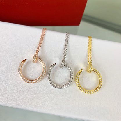 [Noble Aura jewelry]JUSTE NECKLACE FULL DIAMOND