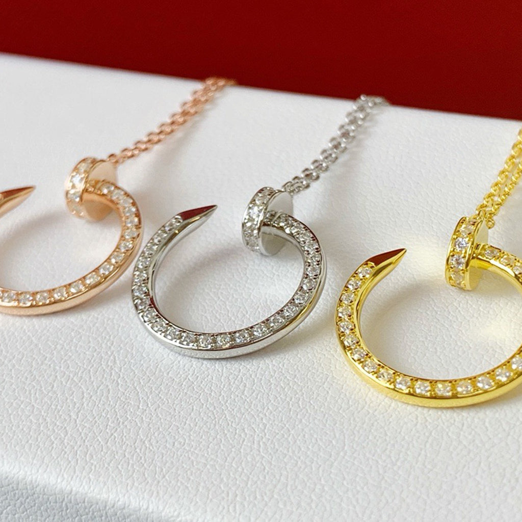 [Noble Aura jewelry]JUSTE NECKLACE FULL DIAMOND