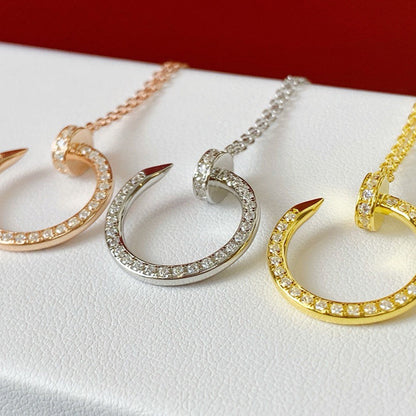 [Noble Aura jewelry]JUSTE NECKLACE FULL DIAMOND