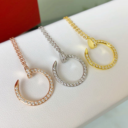 [Noble Aura jewelry]JUSTE NECKLACE FULL DIAMOND