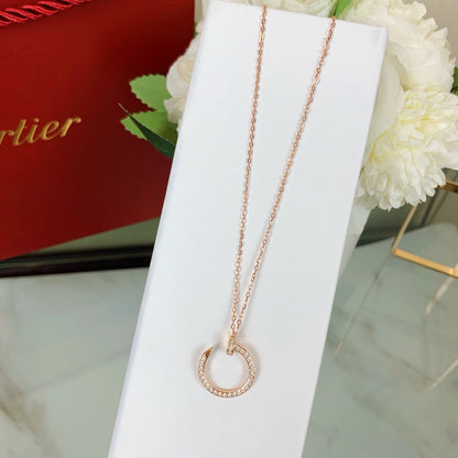 [Noble Aura jewelry]JUSTE NECKLACE FULL DIAMOND