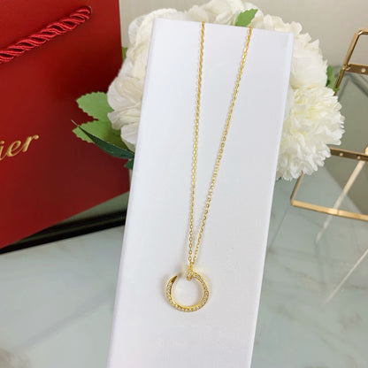 [Noble Aura jewelry]JUSTE NECKLACE FULL DIAMOND