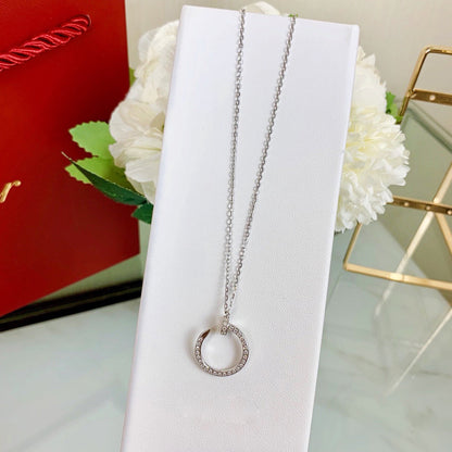 [Noble Aura jewelry]JUSTE NECKLACE FULL DIAMOND