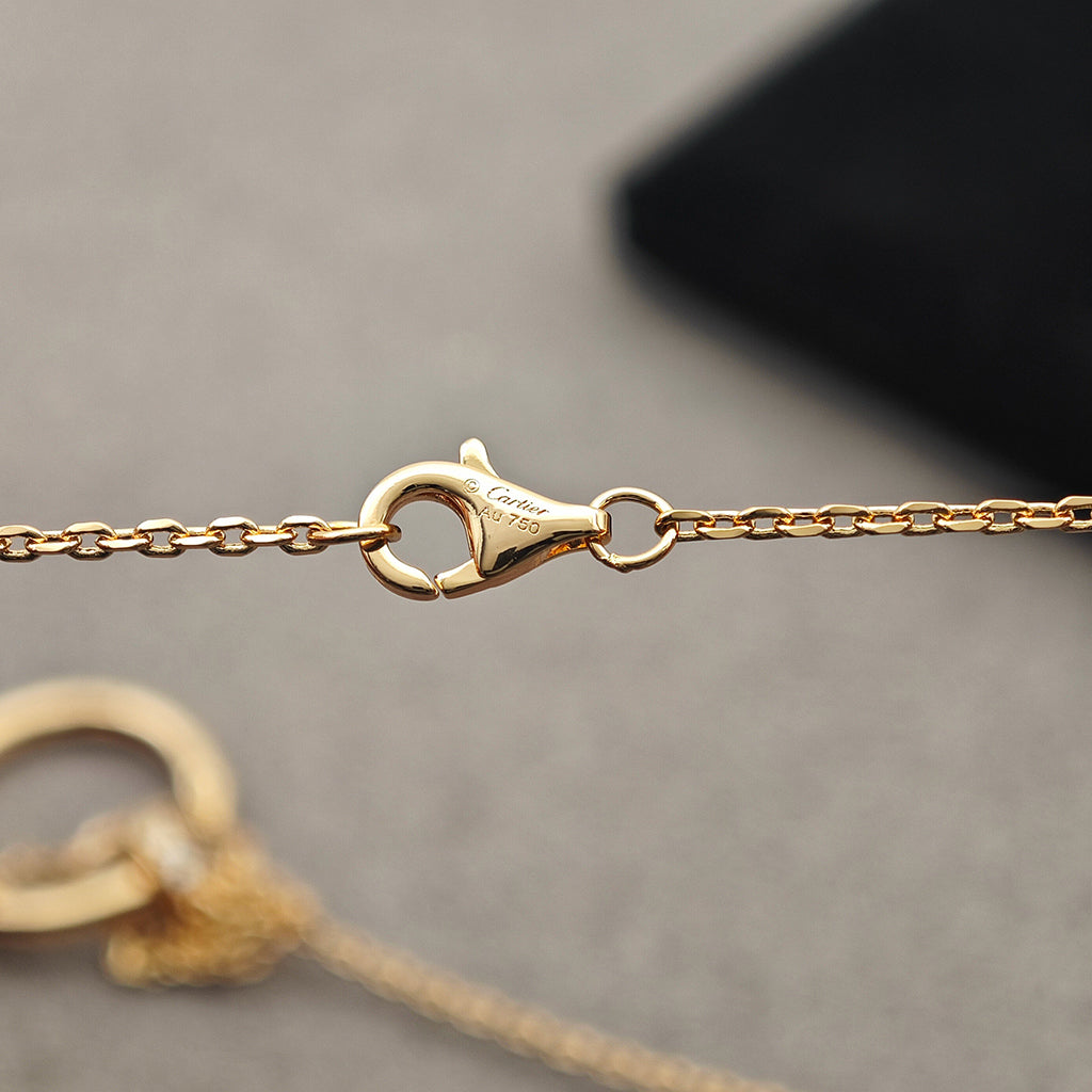 [Noble Aura jewelry]JUSTE NECKLACE HALF DIAMOND