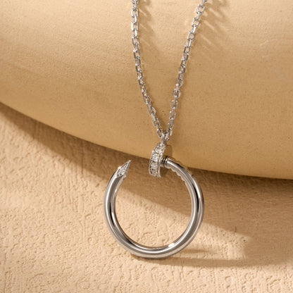 [Noble Aura jewelry]JUSTE NECKLACE HALF DIAMOND