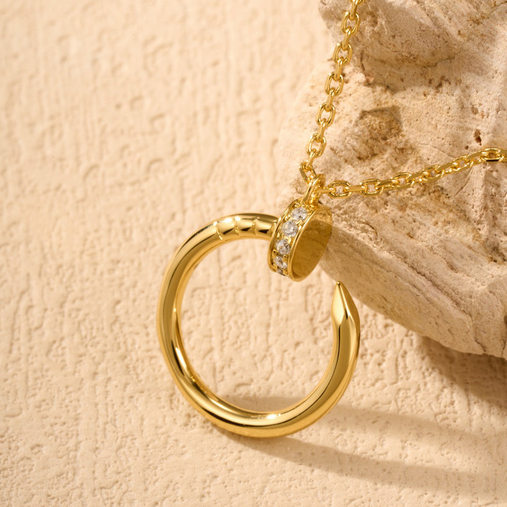 [Noble Aura jewelry]JUSTE NECKLACE HALF DIAMOND