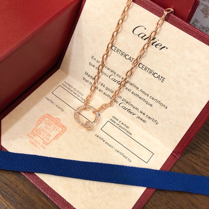 [Noble Aura jewelry]JUSTE NECKLACE FULL DIAMONDS