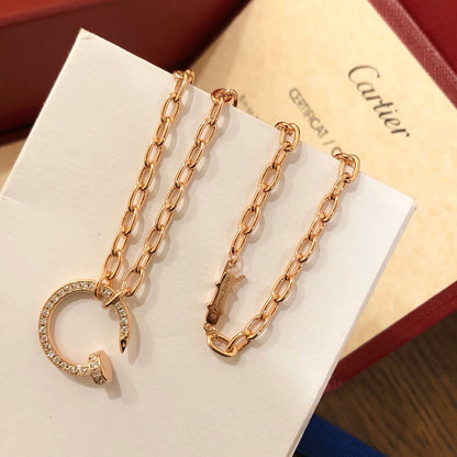 [Noble Aura jewelry]JUSTE NECKLACE FULL DIAMONDS