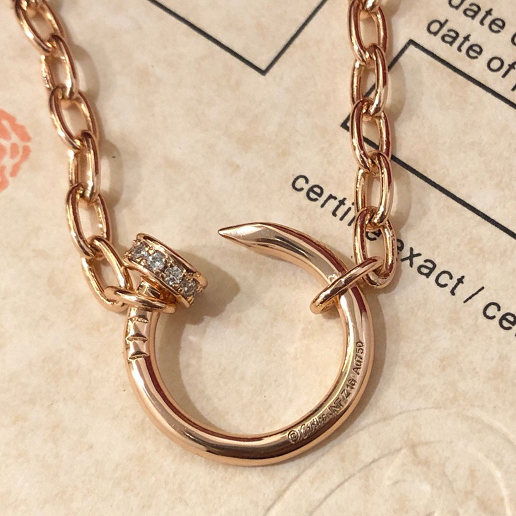 [Noble Aura jewelry]JUSTE NECKLACE FULL DIAMONDS