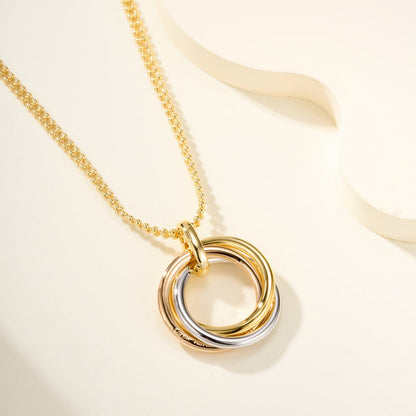 [Noble Aura jewelry]TRINITY LARGE NECKLACE