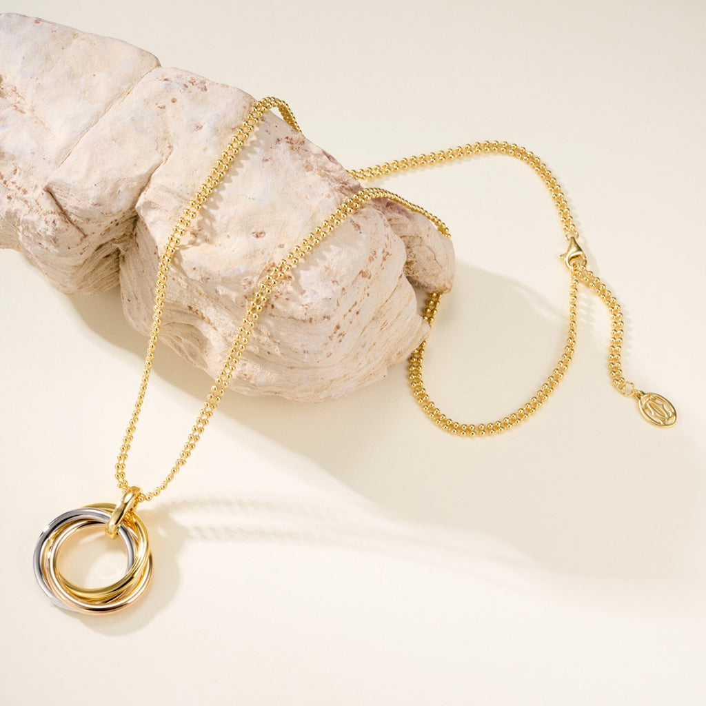 [Noble Aura jewelry]TRINITY LARGE NECKLACE