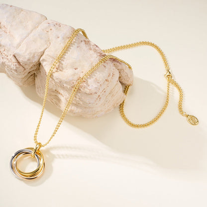 [Noble Aura jewelry]TRINITY LARGE NECKLACE