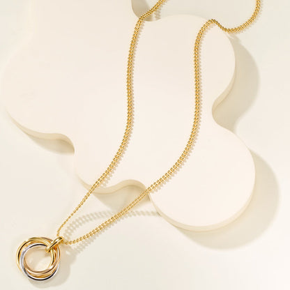 [Noble Aura jewelry]TRINITY LARGE NECKLACE