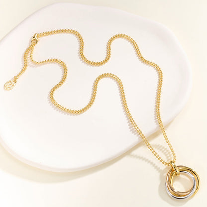 [Noble Aura jewelry]TRINITY LARGE NECKLACE