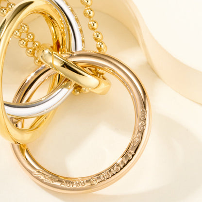 [Noble Aura jewelry]TRINITY LARGE NECKLACE