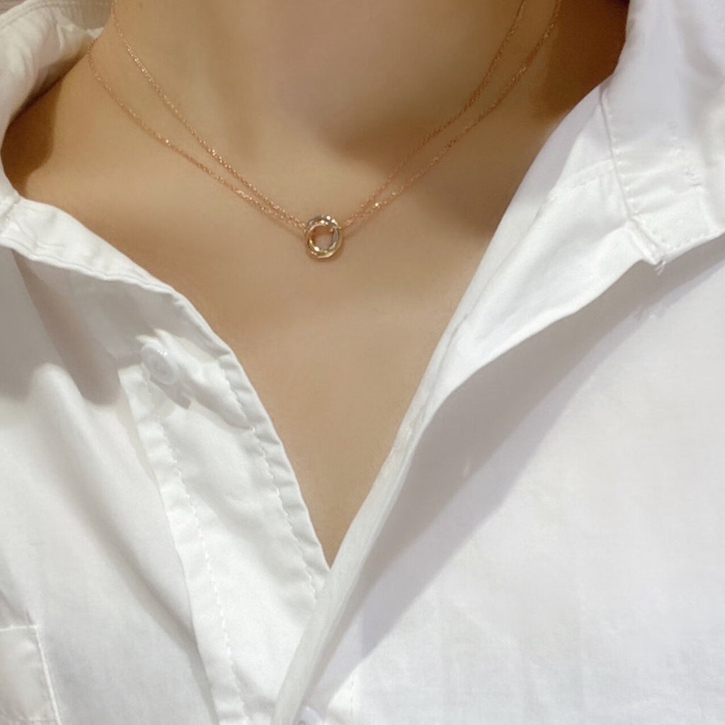 [Noble Aura jewelry]TRINITY MINI NECKLACE