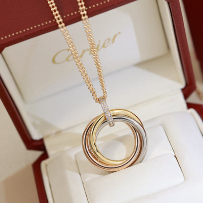 [Noble Aura jewelry]TRINITY MEDIUM  DIAMONDS NECKLACE