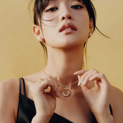 [Noble Aura jewelry]TRINITY MEDIUM  DIAMONDS NECKLACE