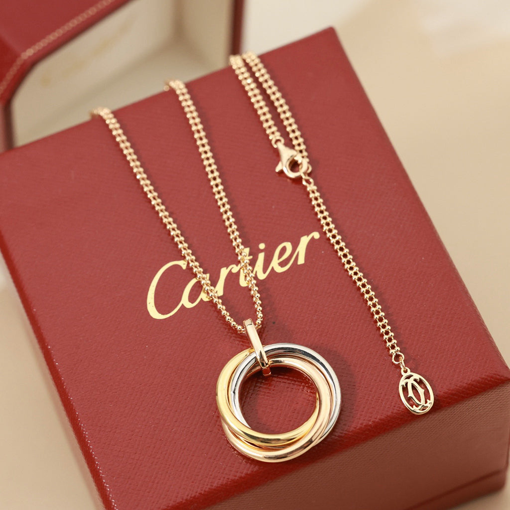 [Noble Aura jewelry]TRINITY LARGE NECKLACE