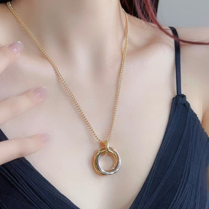 [Noble Aura jewelry]TRINITY LARGE NECKLACE