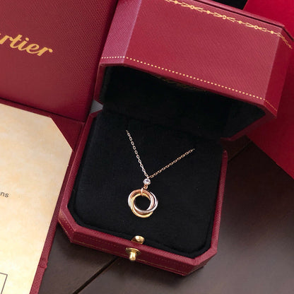 [Noble Aura jewelry]TRINITY  NECKLACE 1 DIAMOND