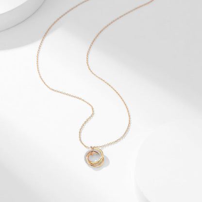 [Noble Aura jewelry]TRINITY SMALL NECKLACE
