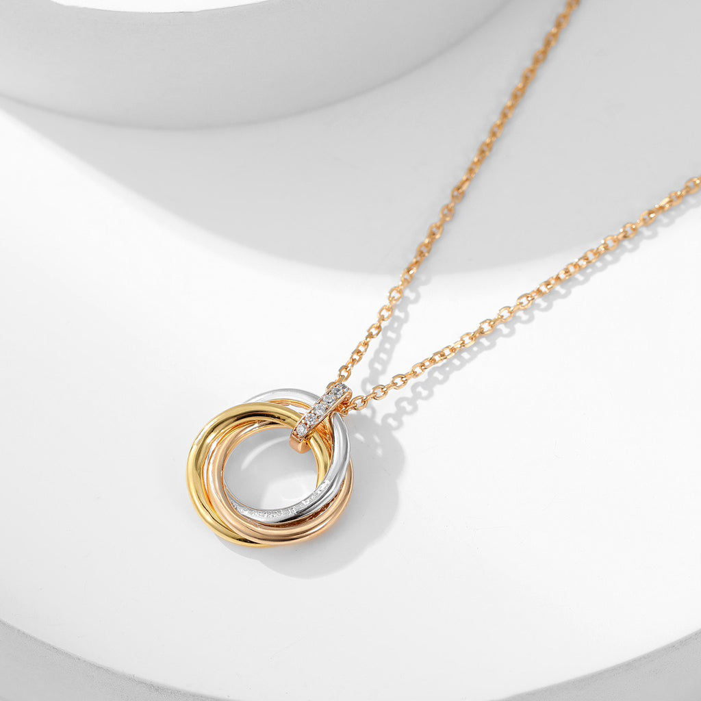 [Noble Aura jewelry]TRINITY SMALL NECKLACE