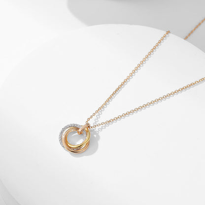 [Noble Aura jewelry]TRINITY SMALL NECKLACE
