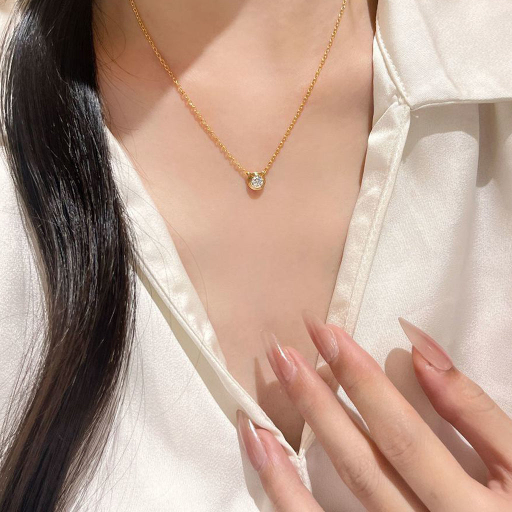 [Noble Aura jewelry]DAMOUR DIAMOND NECKLACE