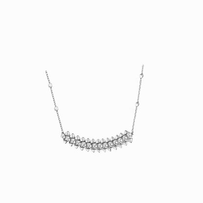 [Noble Aura jewelry]CLASH  SMALL FULL DIAMOND NECKLACE