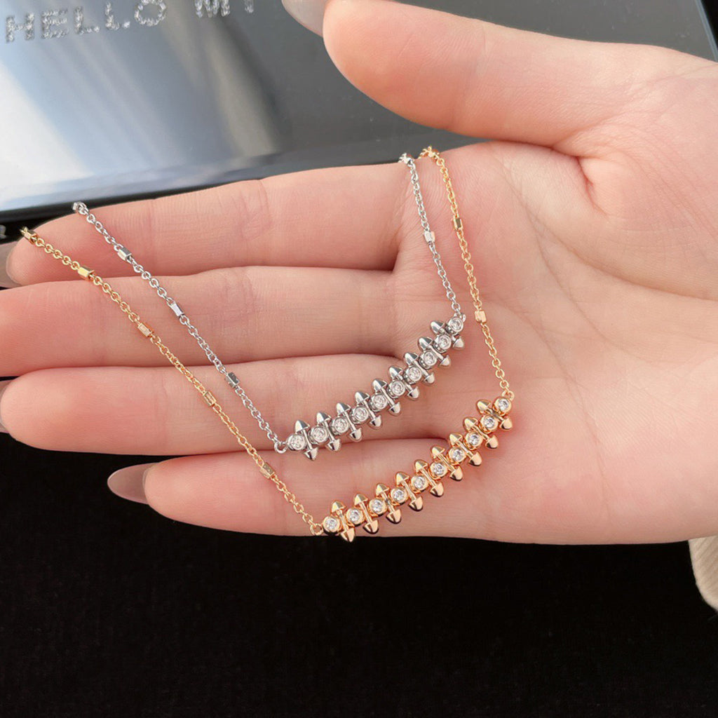 [Noble Aura jewelry]CLASH  MEDIUM DIAMOND NECKLACE