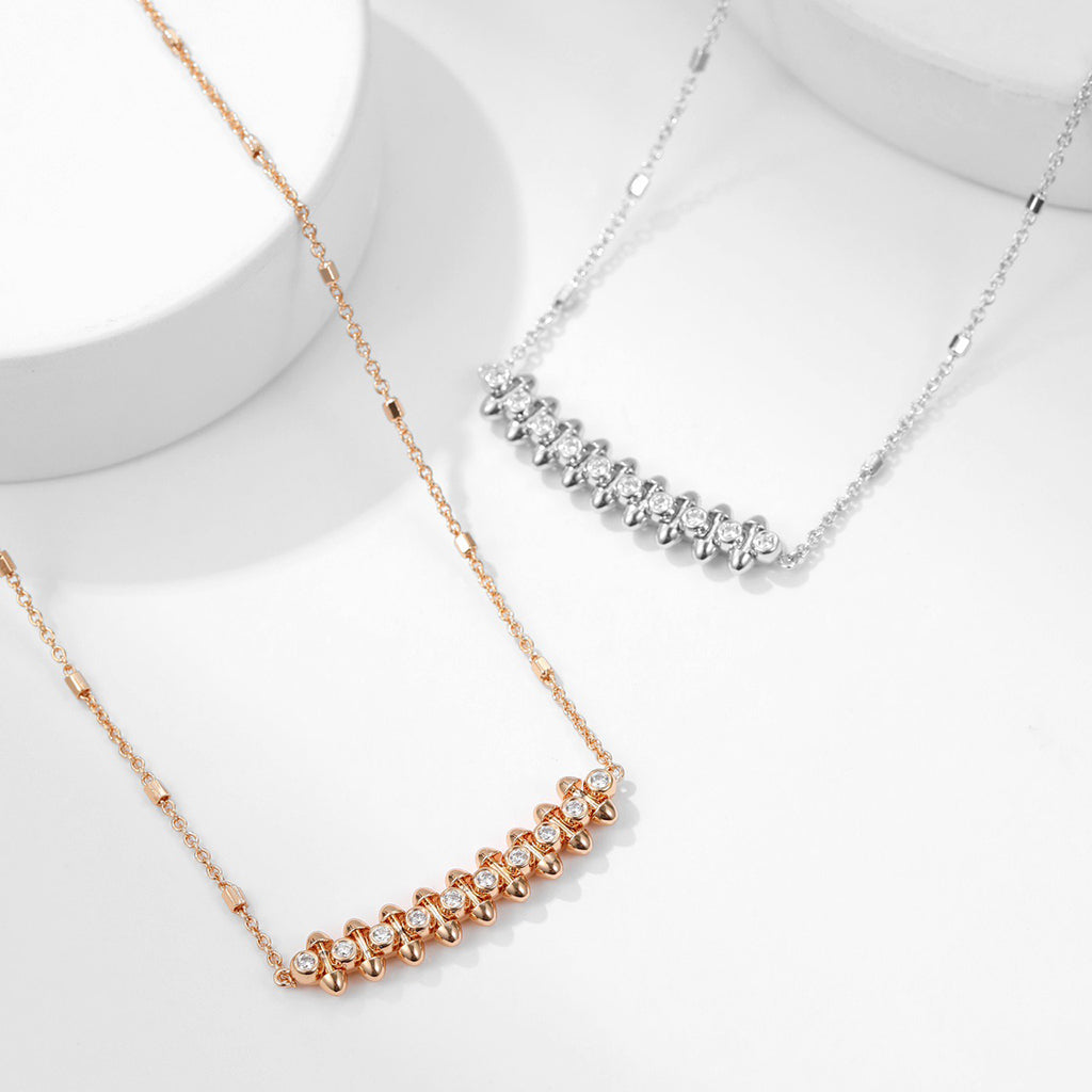 [Noble Aura jewelry]CLASH  MEDIUM DIAMOND NECKLACE
