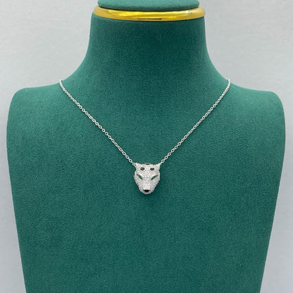 [Noble Aura jewelry]PANTHERE FULL DIAMOND NECKLACE